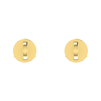 0.50 Carat each 3 Prong setting Round Diamond Earrings