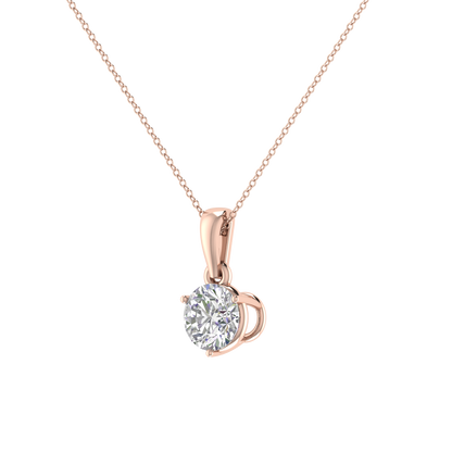 0.50 Carat 3 Prong setting Round Diamond Pendant