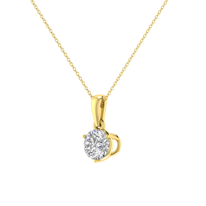 0.50 Carat 3 Prong setting Round Diamond Pendant
