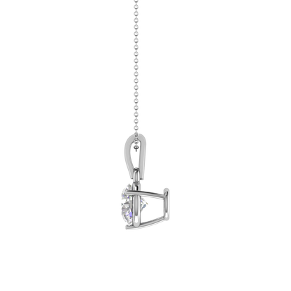 0.50 Carat 3 Prong setting Round Diamond Pendant