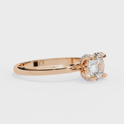 Grace Everyday Round Solitaire Ring