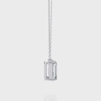 1.03 Emerald Solitaire Pendant