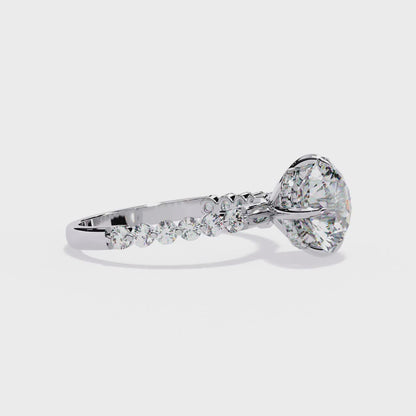 1.92 Carat Sparkling Round Solitaire Engagement Ring