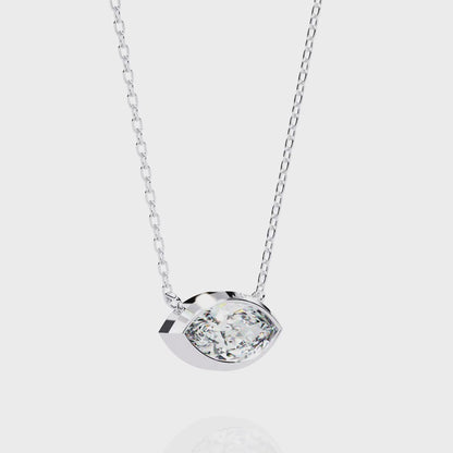 0.68 Carat Marquise Solitaire Pendant