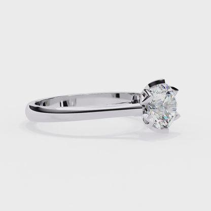 Classic Round Solitaire Ring