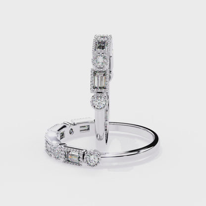 Diamond Flash Band Ring
