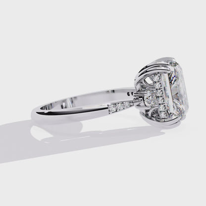 Timeless Trio Radiant Cut Engagement Ring