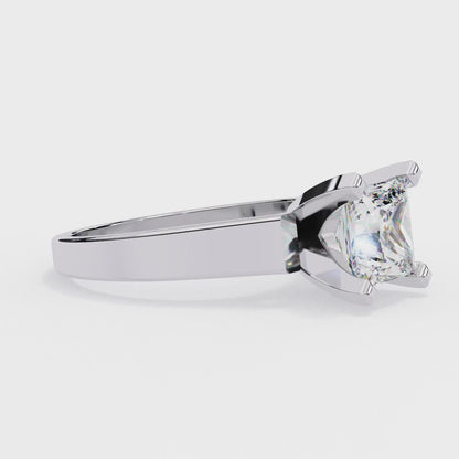 Dominion Princess Cut 1.72 Ct Solitaire Ring