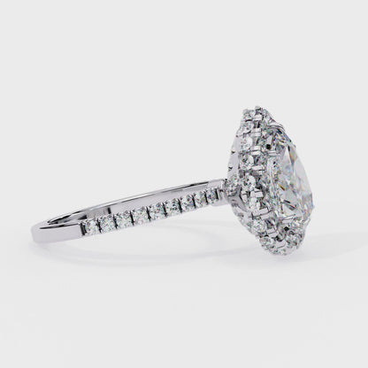 Tear Drop Pear 1.81 Ct Solitaire Ring