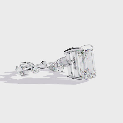 Royal Emerald 2.8 Carat solitaire Ring