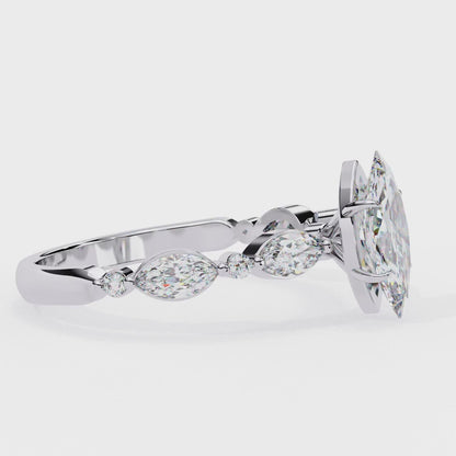 Melora Marquise 0.82 Carat Solitaire Ring