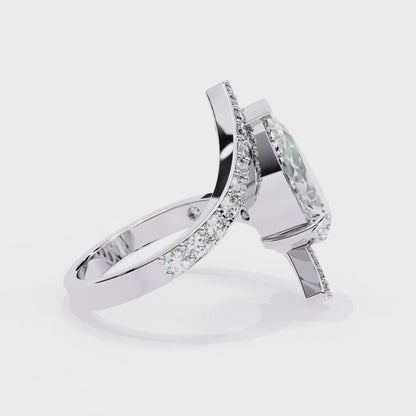 Drop of Grace 2.63 Carat Pear Solitaire Ring