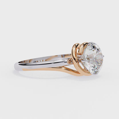Uni Centre Round Solitaire Ring